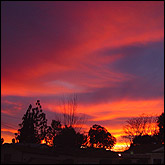 Sunset over west Maui