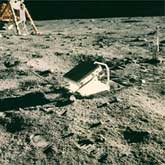 The Apollo 11 lunar laser ranging retroreflector array.