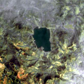A Landsat image of Lake Nyos